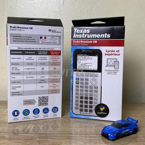 Calculatrice graphique Texas Instruments TI‑83 Premium CE Edition Python