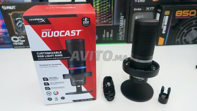 HyperX DuoCast compatible avec PC PS5 PS4 et Mac