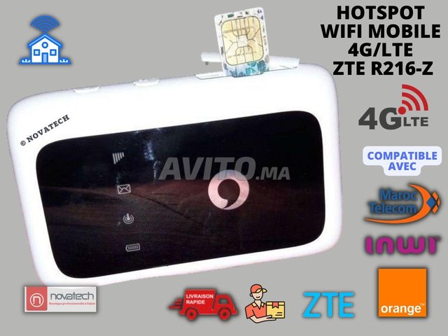 Hotspot Mobile WiFi «4G/LTE» ZTE R216-Z 