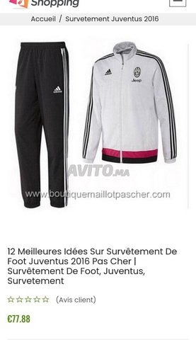 Survetement juventus best sale pas cher