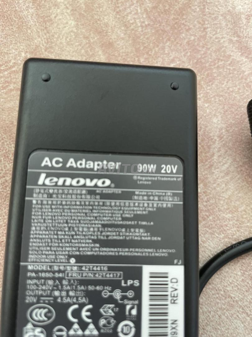 Lenovo Chargeur Adaptateur AC 65W - AC Charger Adapter 65W - Noir à prix  pas cher