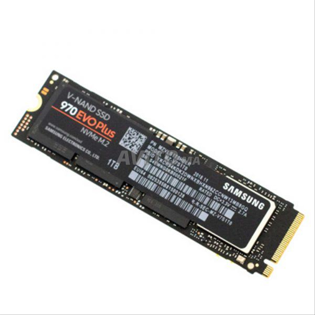 Disque Dur SSD M2 NVMe 970 EVO Plus 1To SAMSUNG - HDSAMV7S1T0B 