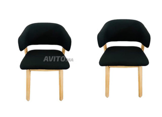 Lot deux Fauteuils design Luca Nichetto en Chêne