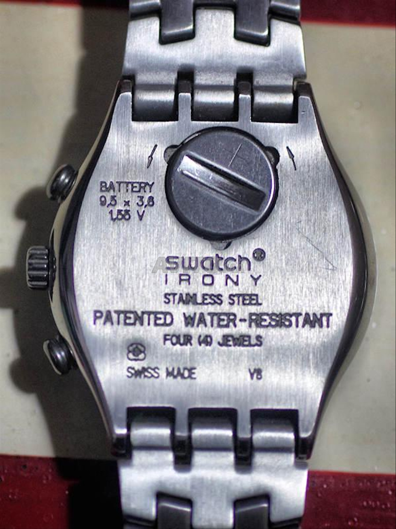 Swatch irony patented water resistant four 4 jewels prix sale