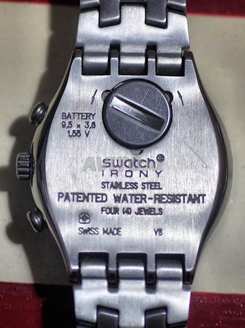 Swatch irony discount stainless steel prix