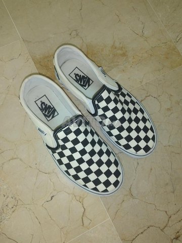 Vans sans lacet outlet damier