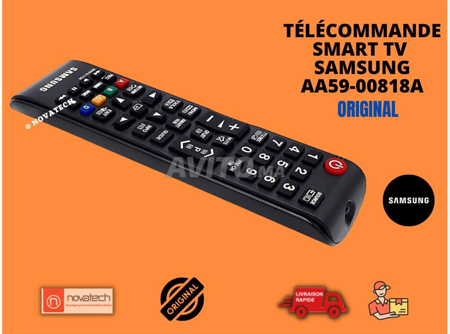 Telecommande D'origine Télévision Bn59-01358b Samsung Télévision