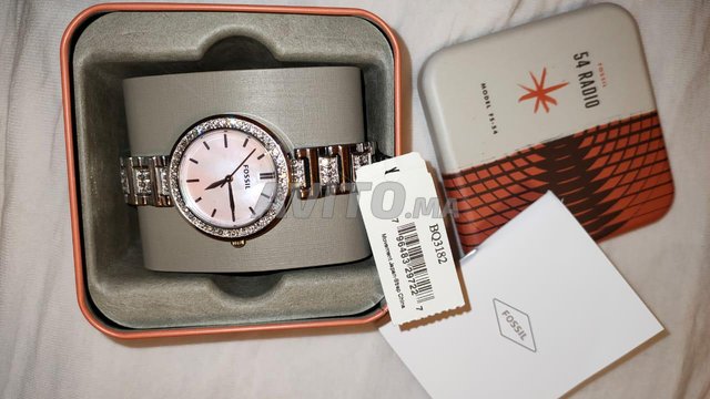 Montre fossil discount femme prix maroc