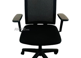 Chaise à roulette pro Sentis forma 5 mesh noir