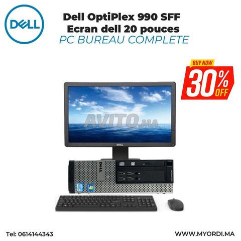 Dell OptiPlex 990 SFF avec Dell 20 Pouces
