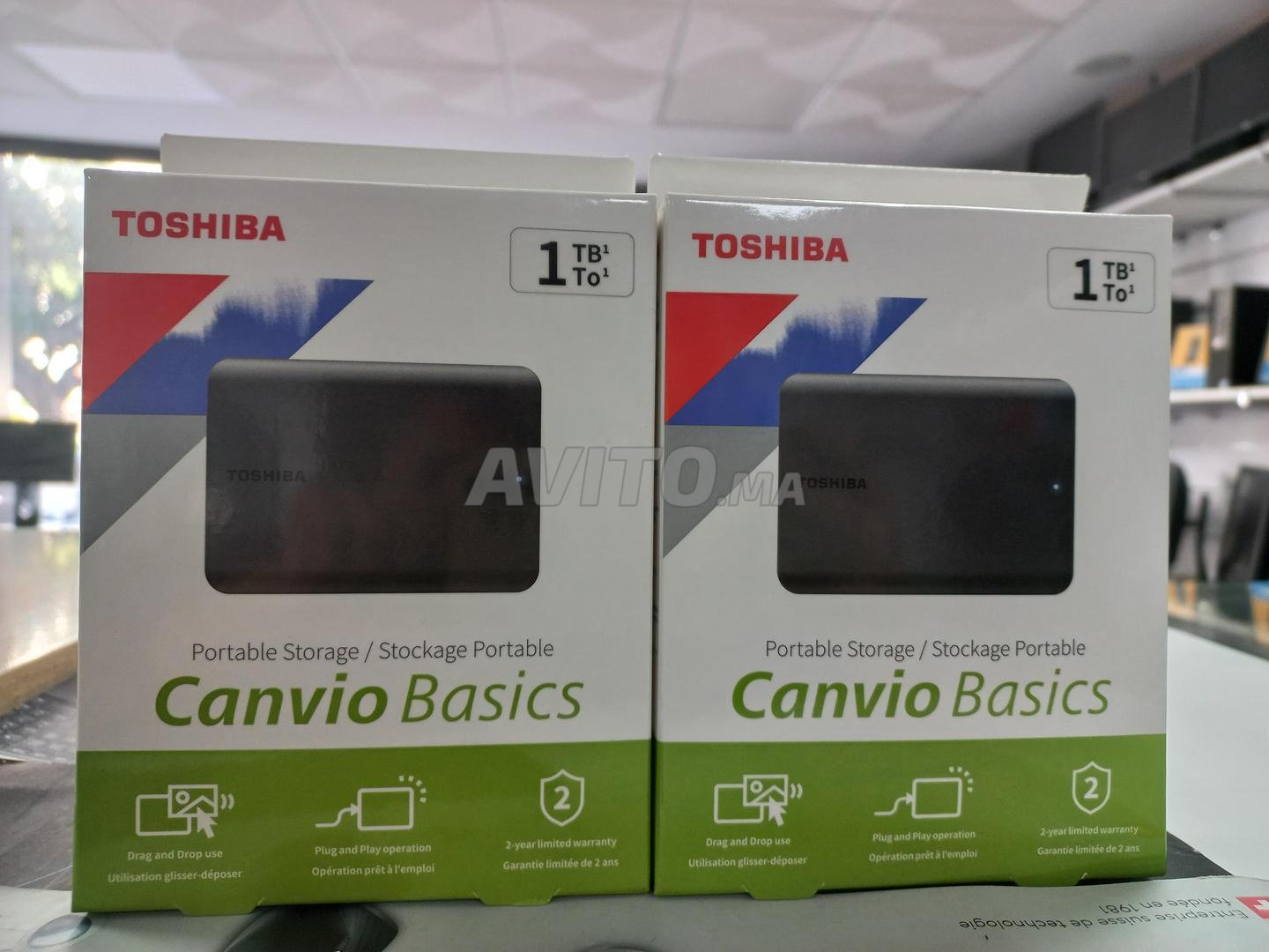 Disque Dur Externe Toshiba STOR.E BASICS 2.5'' 500Go USB 3.0 au maroc