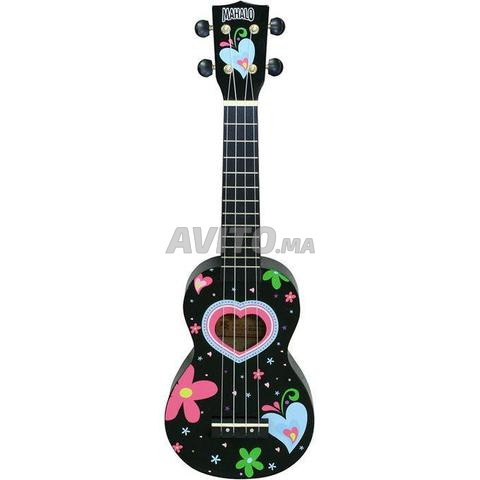 Mahalo Ukulélé soprano Art coeur Series Motif cœur