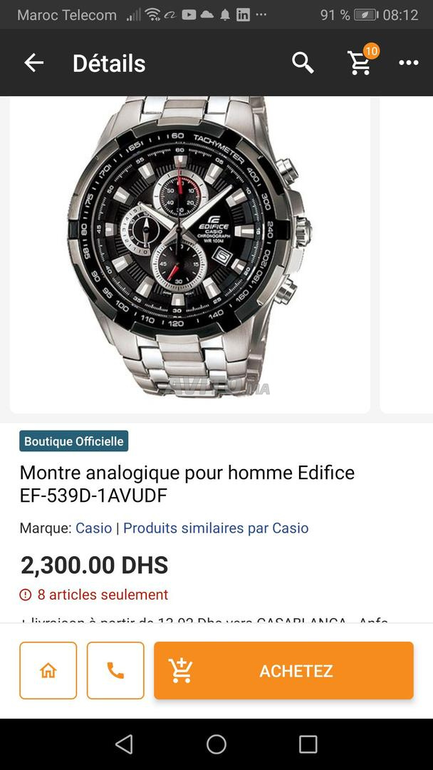 Montre casio best sale edifice prix maroc