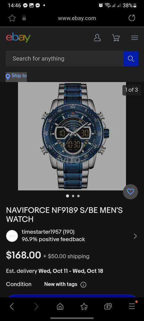 Montre naviforce best sale prix maroc