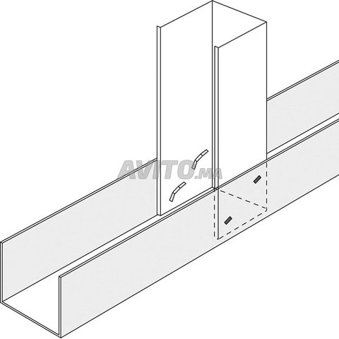 Pince à sertir plaquiste pour profilés Wolfcraft