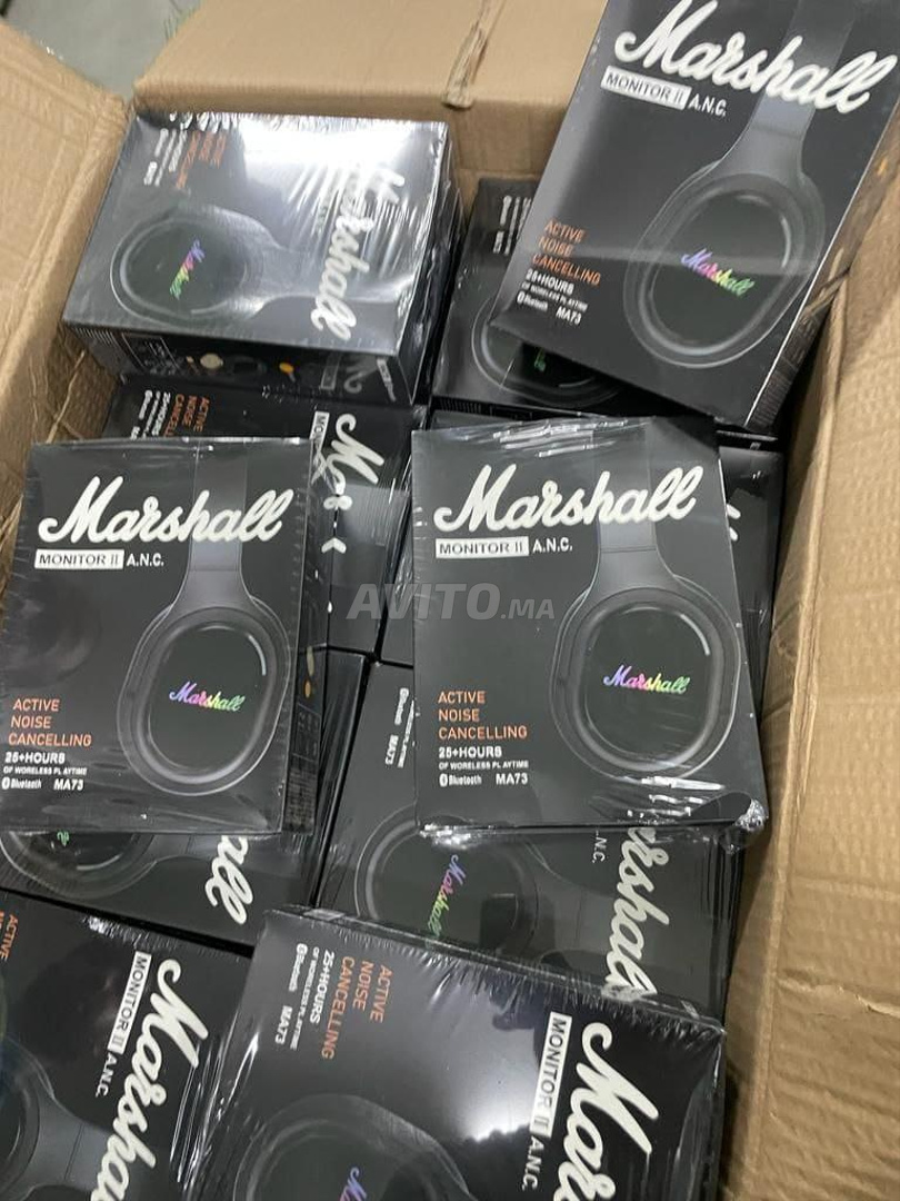 Marshall Major IV Casque Audio Bluetooth - Noir • MediaZone Maroc