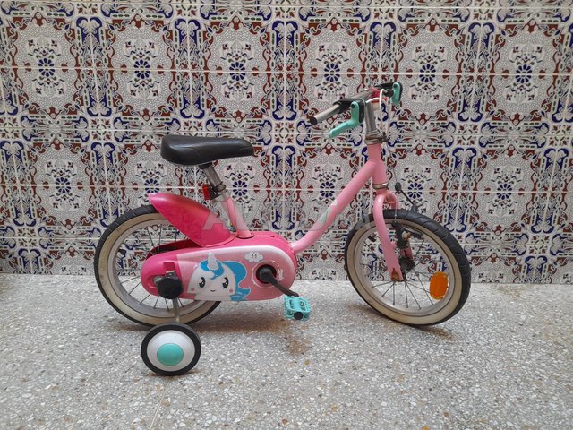 Velo btwin discount 14 pouces fille