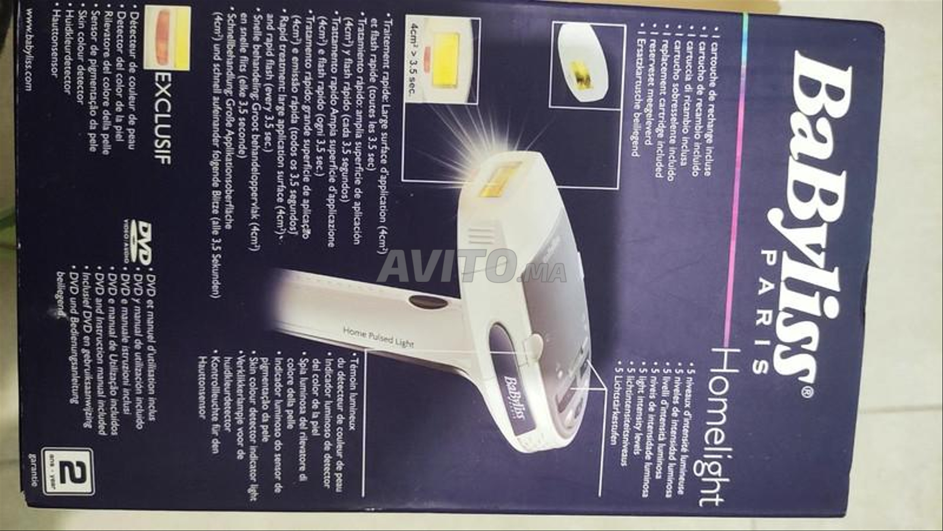 Épilateur à lumière pulsée Braun PL3000 Blanc Violet à prix pas cher -   Maroc