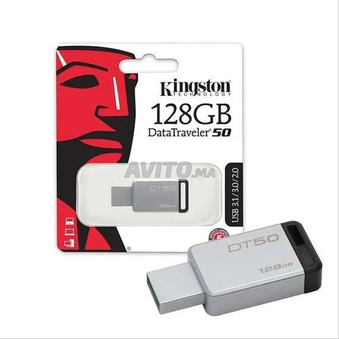 CLé USB 128 Go, 2 en 1 USB C Pendrive 128gb Portable Clef USB 128go Type C  Memor