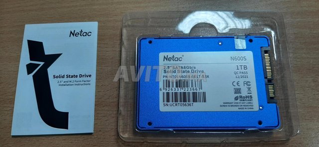 Netac 1Tb 2.5 Inch SSD (NT01N600S-001T-S3X)