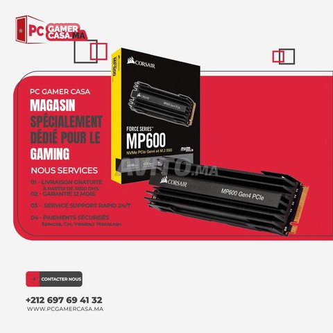 SSD Corsair Force Series MP600 1To M.2 NVMe PCIe Gen. 4