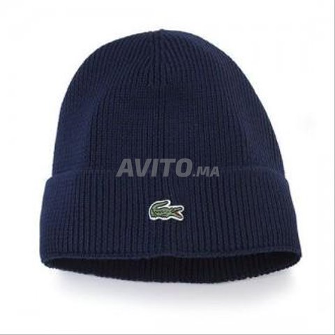 Bonnet lacoste shop bleu marine