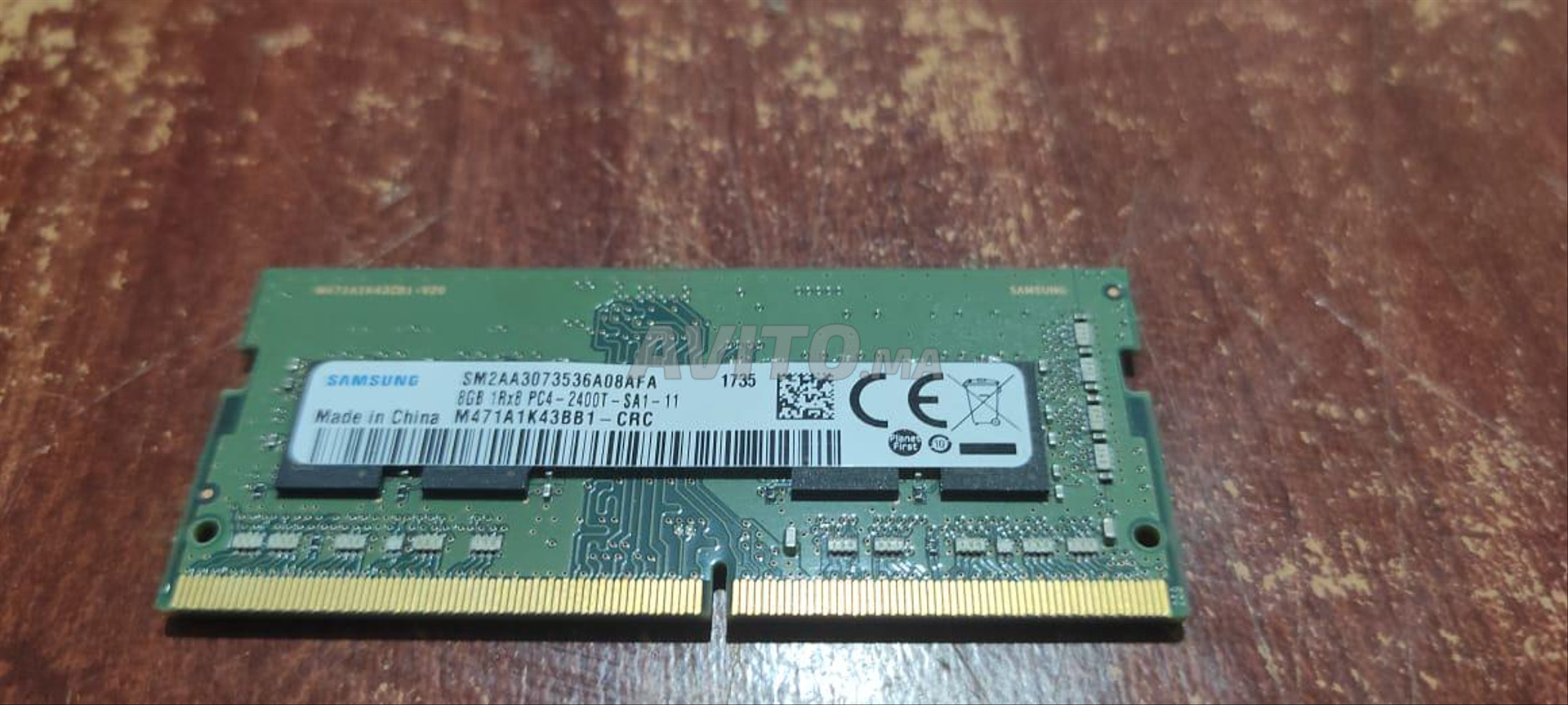 Samsung Barrette de mémoire M471A1K43BB1-CRC 8 Go DDR4 2400 MHz :  : Informatique