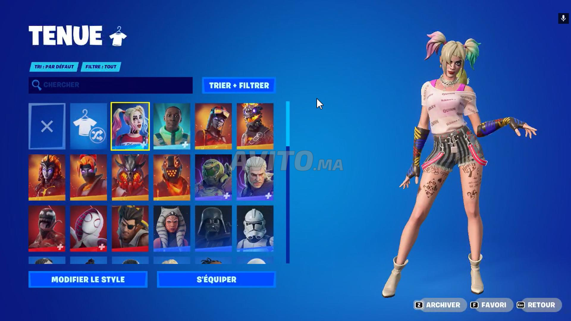 Compte fortnite skin pas cher à vendre au Maroc : (7 Annonces)