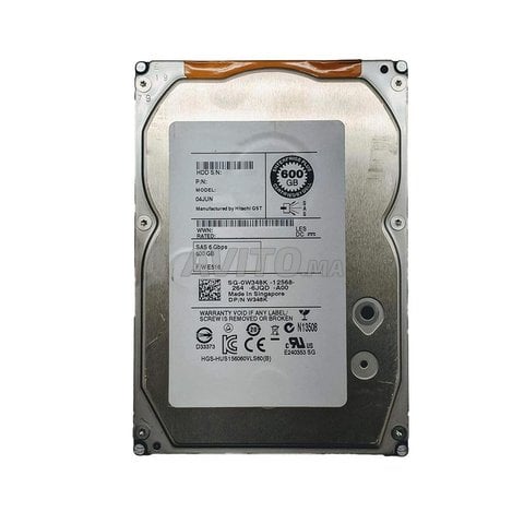 Disque Dur 600 Gb SAS 3,5 HD for SERVER
