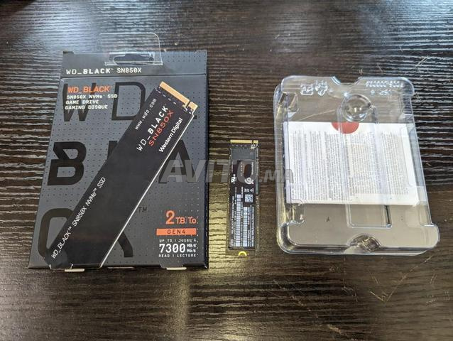 WD BLACK SN850X 2To M.2 2280 PCIe Gen4 NVMe