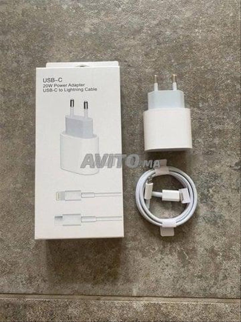 Chargeur iPhone 12, chargeur rapide iPhone [ Maroc