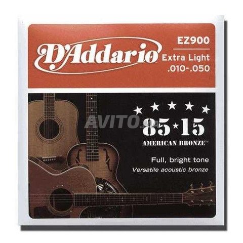 Cordes guitare acoustique/folk EZ900 D'Addario
