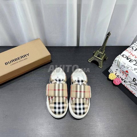 Baskets Burberry en Cuir pour Enfants