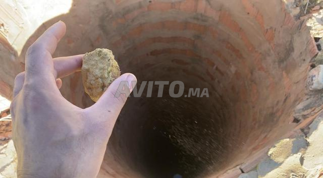 ارض فلاحية ممتازة فيها بئر ومنزل مخرب