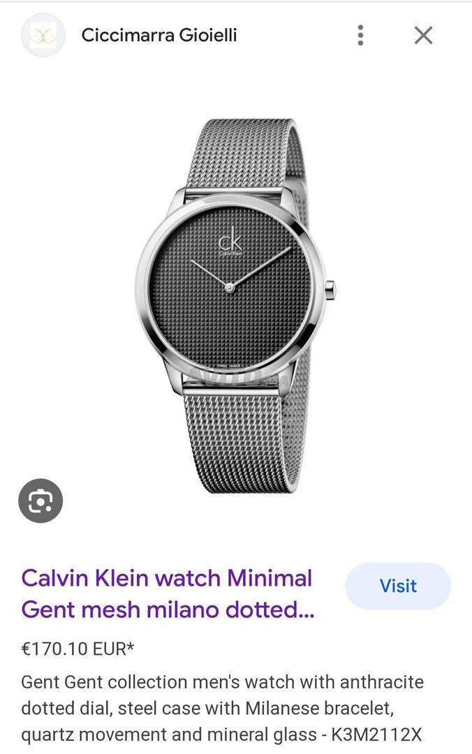 Calvin klein montre femme best sale prix maroc