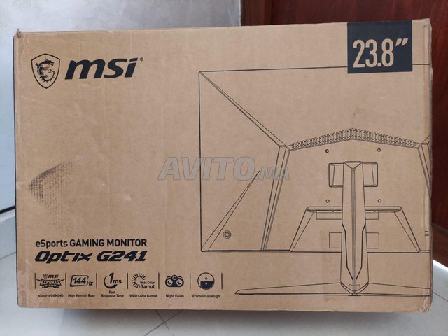 Ecran gaming IPS 144hz 1ms - MSI Optix G241
