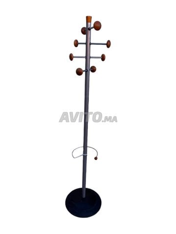 Porte manteau finition bois Timby 8 patères