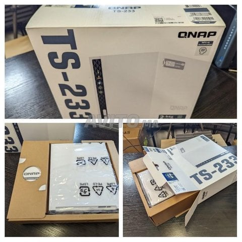 QNAP TS-233 NAS Serveur Desktop 2 Baies Diskless
