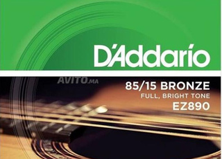 Cordes D'Addario pour guitare acoustique [ EZ890 ]