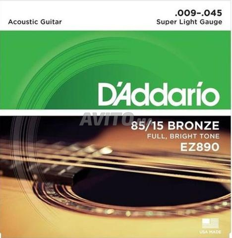 Cordes D'Addario pour guitare acoustique [ EZ890 ]