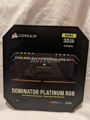 Corsair Dominator Platinum DDR5 32 Go 6200 MHz 