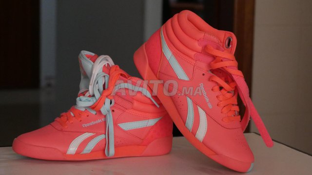 Reebok freestyle hi spirit red clearance