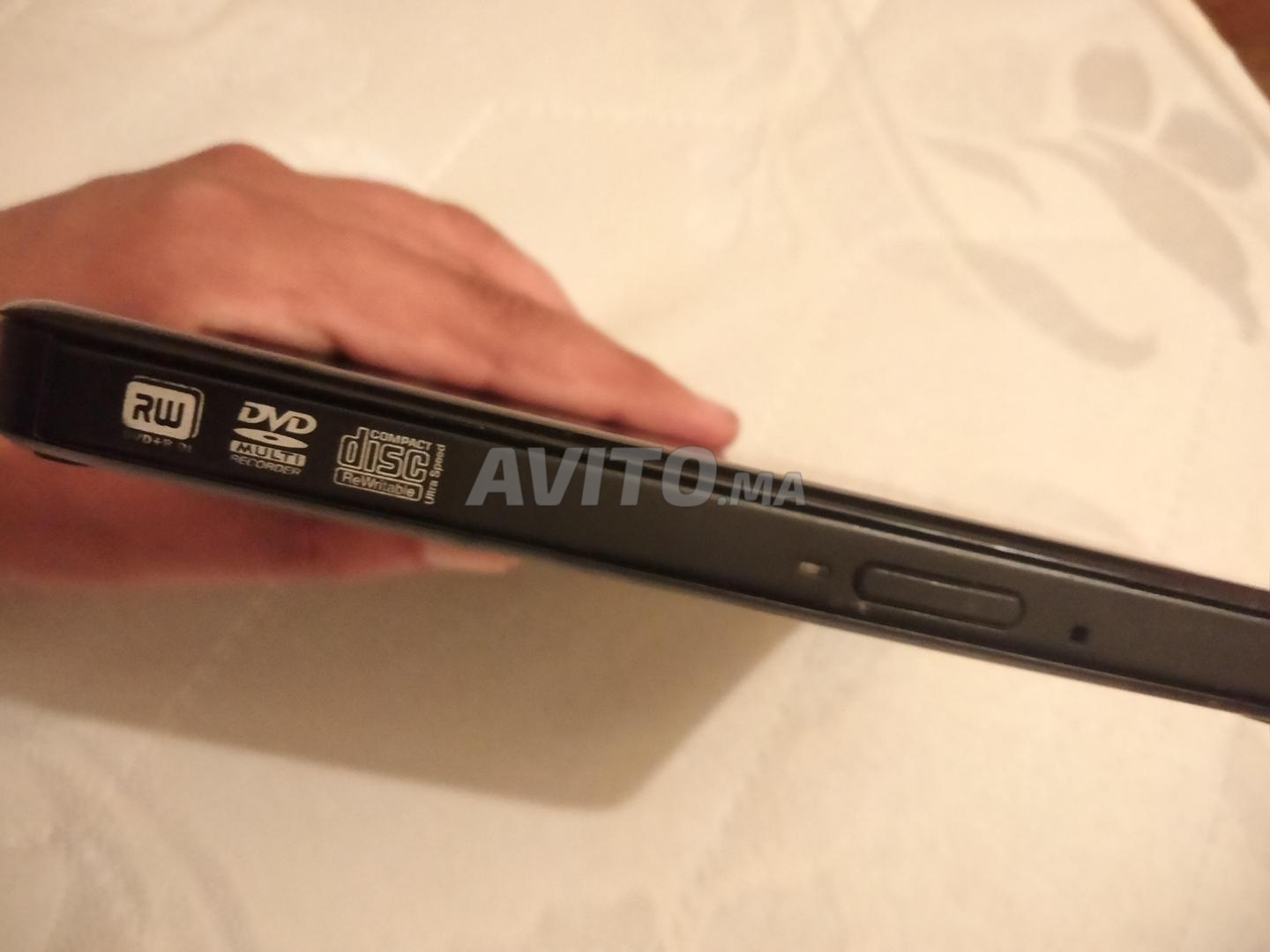 USB 3.0 Portable Super mince lecteur DVD lecteur optique externe CD/DVD-RW  graveur Interface lecteur pour Macbook Pc ordinateur Portable (Argent), ✓  Meilleur prix au Maroc et ailleurs