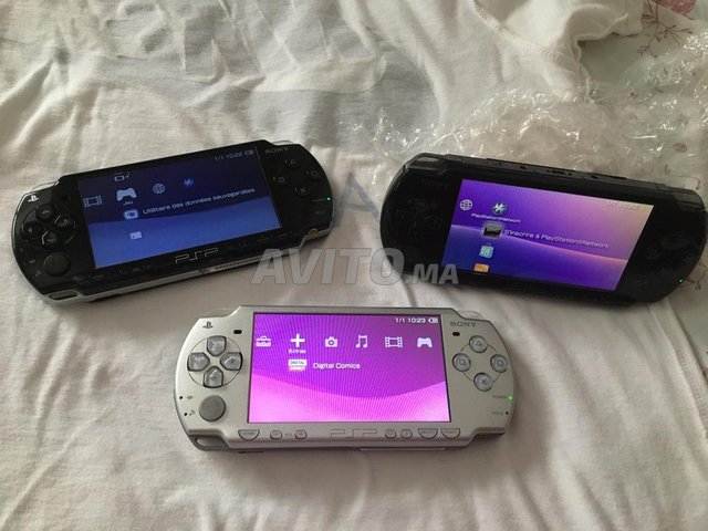 PSP Flashé 18 Jeux Avec Tout Les Accessoires