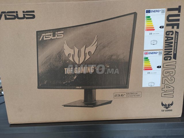 Ecran ASUS TUF Gaming 23.6 VG24VQE, 165Hz Incurvé 