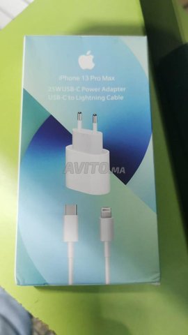 Adaptateur chargeur 25W  iPhone 13  Pro Max 