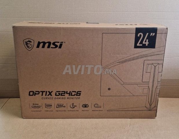 MSI 23.6 LED - OPTIX G24C6 144Hz - Ecran PC - Pc Gamer - Casa