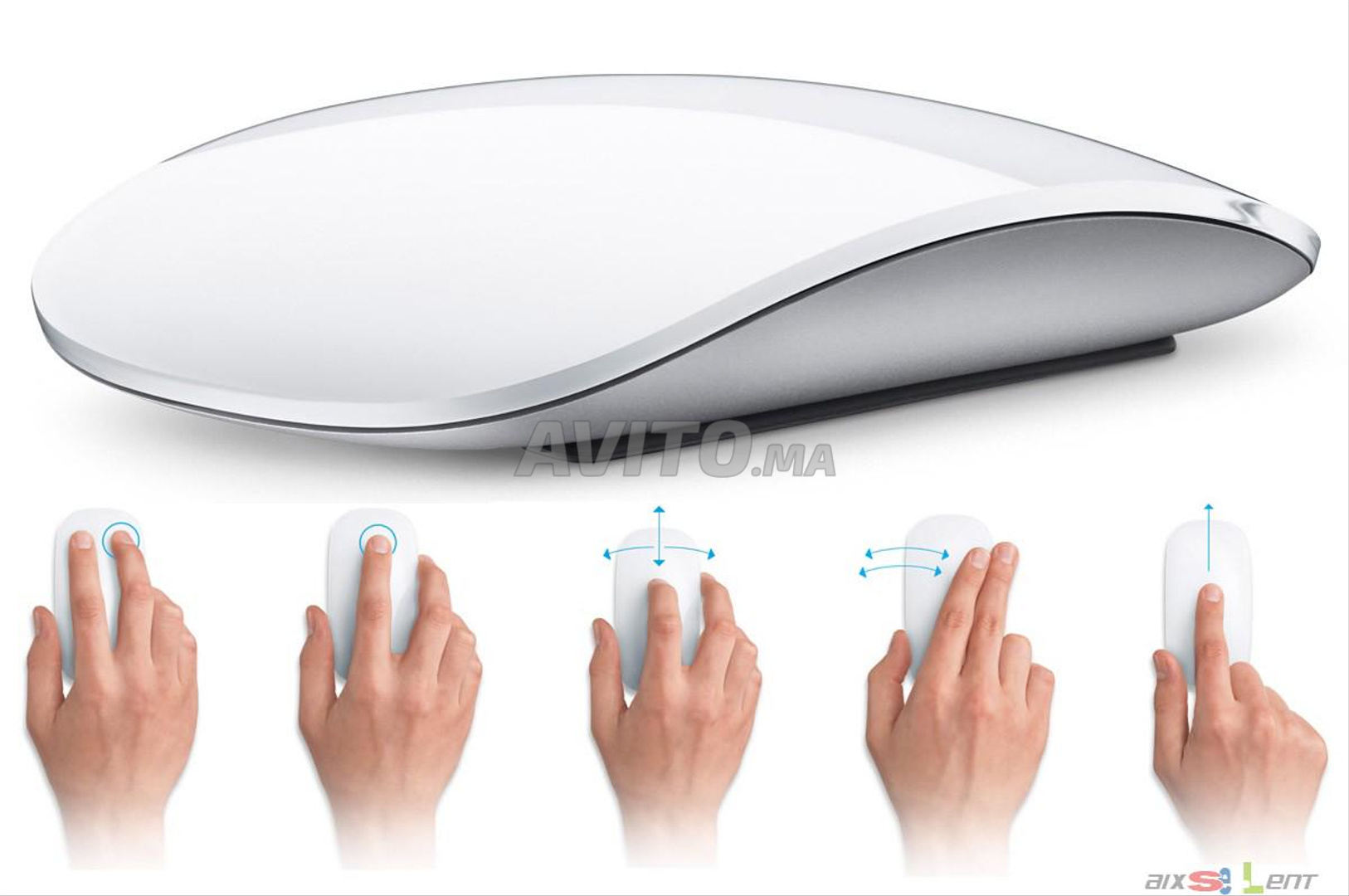 Apple Magic Mouse Surface Multi-Touch Blanc Souris 100% Originale Pour Mac  & iPad iOS à prix pas cher
