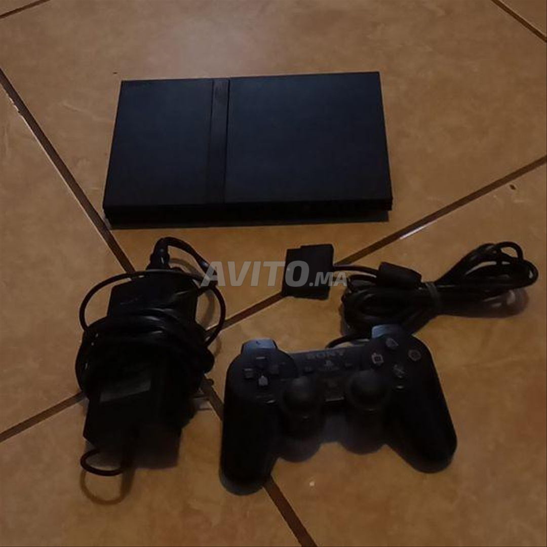 Sony PlayStation restauré 2 PS2 Slim Console Satin Maroc