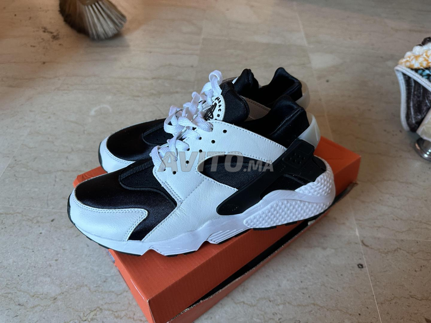 Nike huarache noir shop homme pas cher